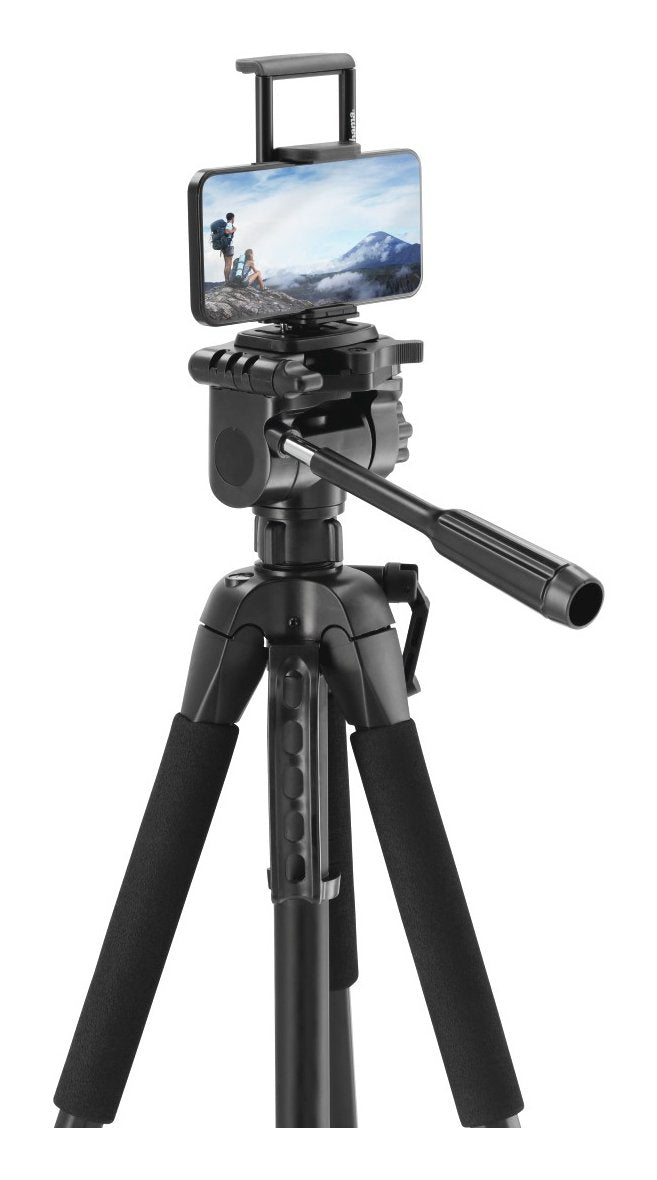 Hama Tripode Para Camara Con Rosca 1/4" - Peso Max 5kg - Altura Hasta 170cm - Soporte Para Smartphone Y Tablet -