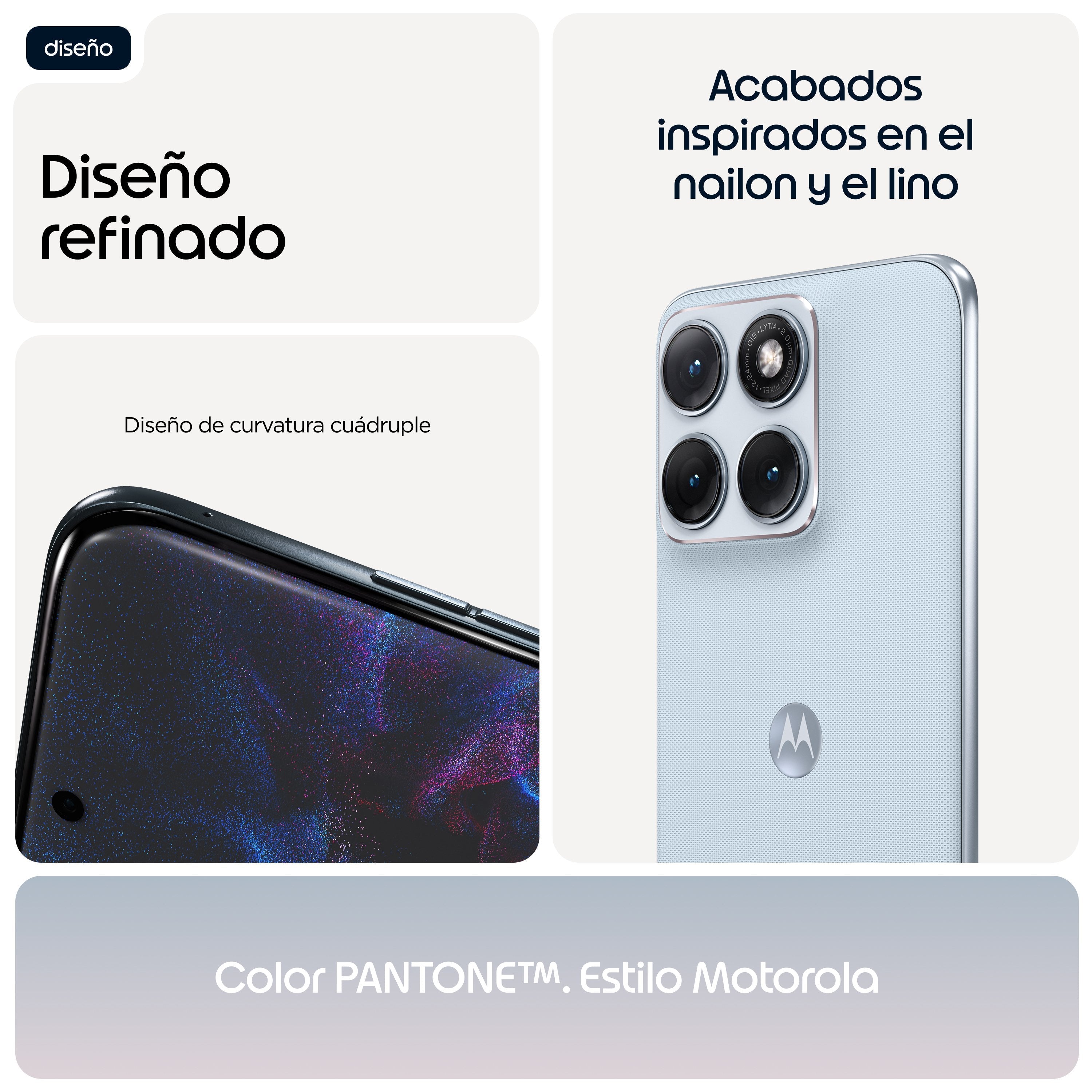 Motorola Edge 70 Fusion 17,2 Cm (6.78") Sim Doble Android 16.0 5g Usb Tipo C 12 Gb 256 Gb 7000 Mah Azul Claro