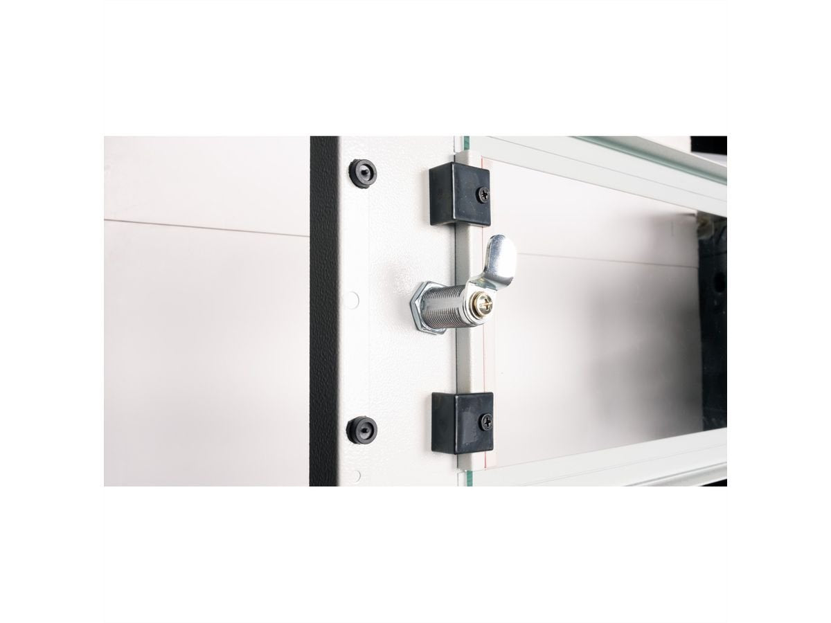 Roline 19-Zoll Wandgehuse Basic Plus 4he, 600x450 Bxt Grau