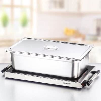 EAN 4001797523020 - Rommelsbacher WPR 307/E cabinete de calefacción 1 cubiertos 3000 W Negro, Acero inoxidable imagen 5