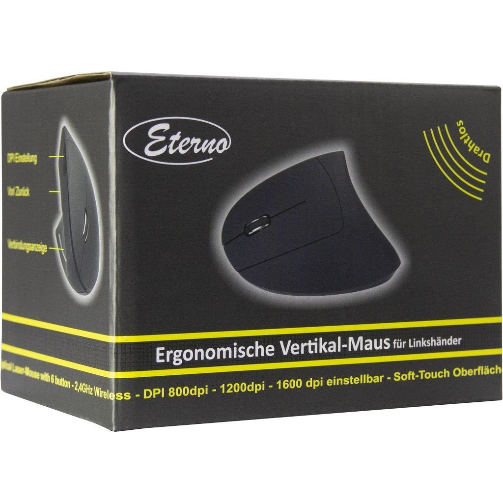 Inter-Tech Km-206l Ratón Rf Inalámbrico Óptico 1600 Dpi Ambidextro