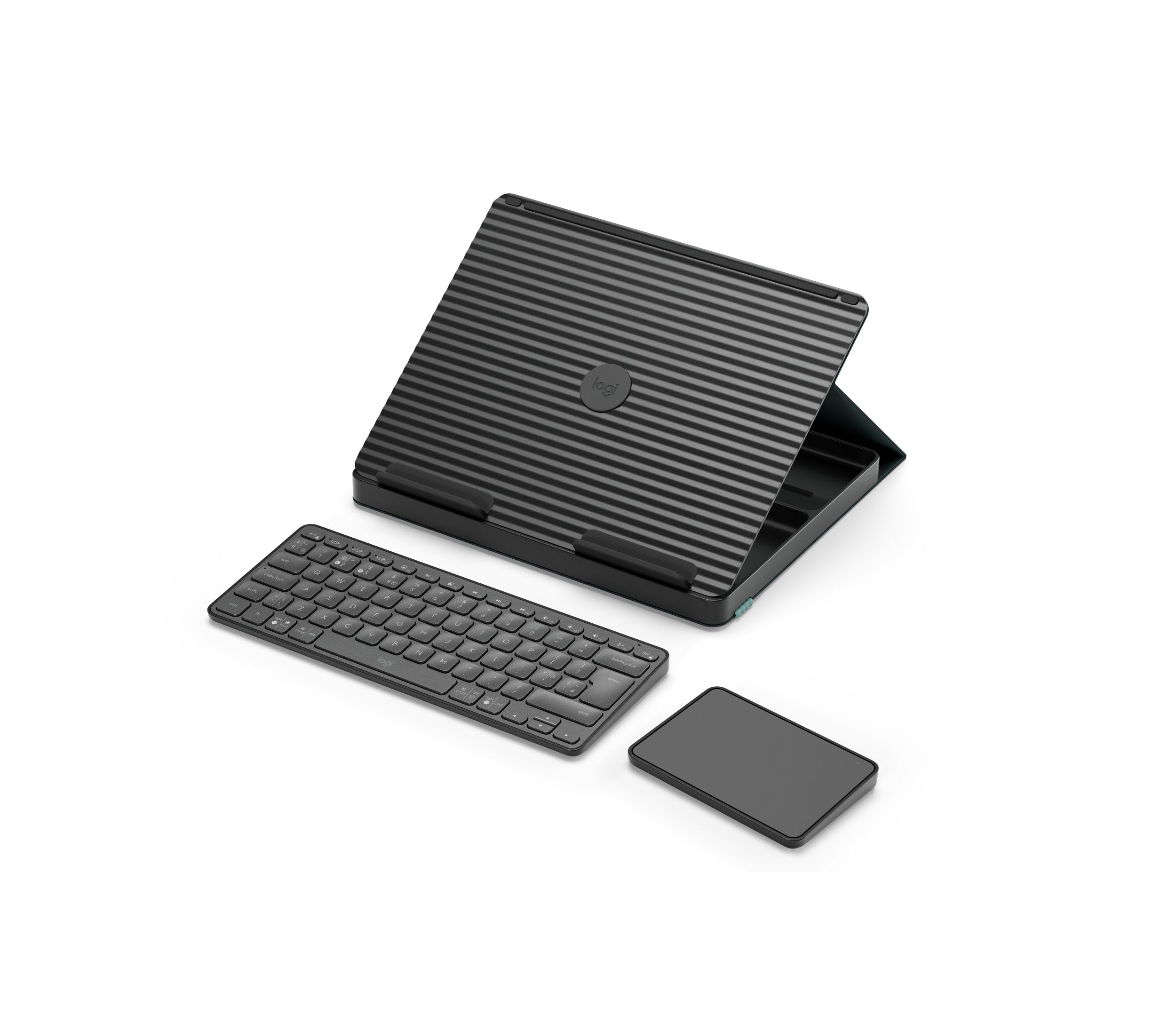 Logitech Casa Pop-Up Desk Conjunto De Teclado Y Zona Táctil Inalámbrico Bluetooth Le Elegancia Clásica