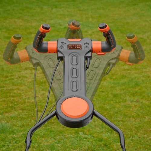 Cortacésped Black+Decker Bemw481es Manual Corriente Alterna Naranja Naranja/Negro, Cortacésped Manual, 600 M², 42 Cm, 2 Cm, 7 Cm, Cuchillas Giratorias