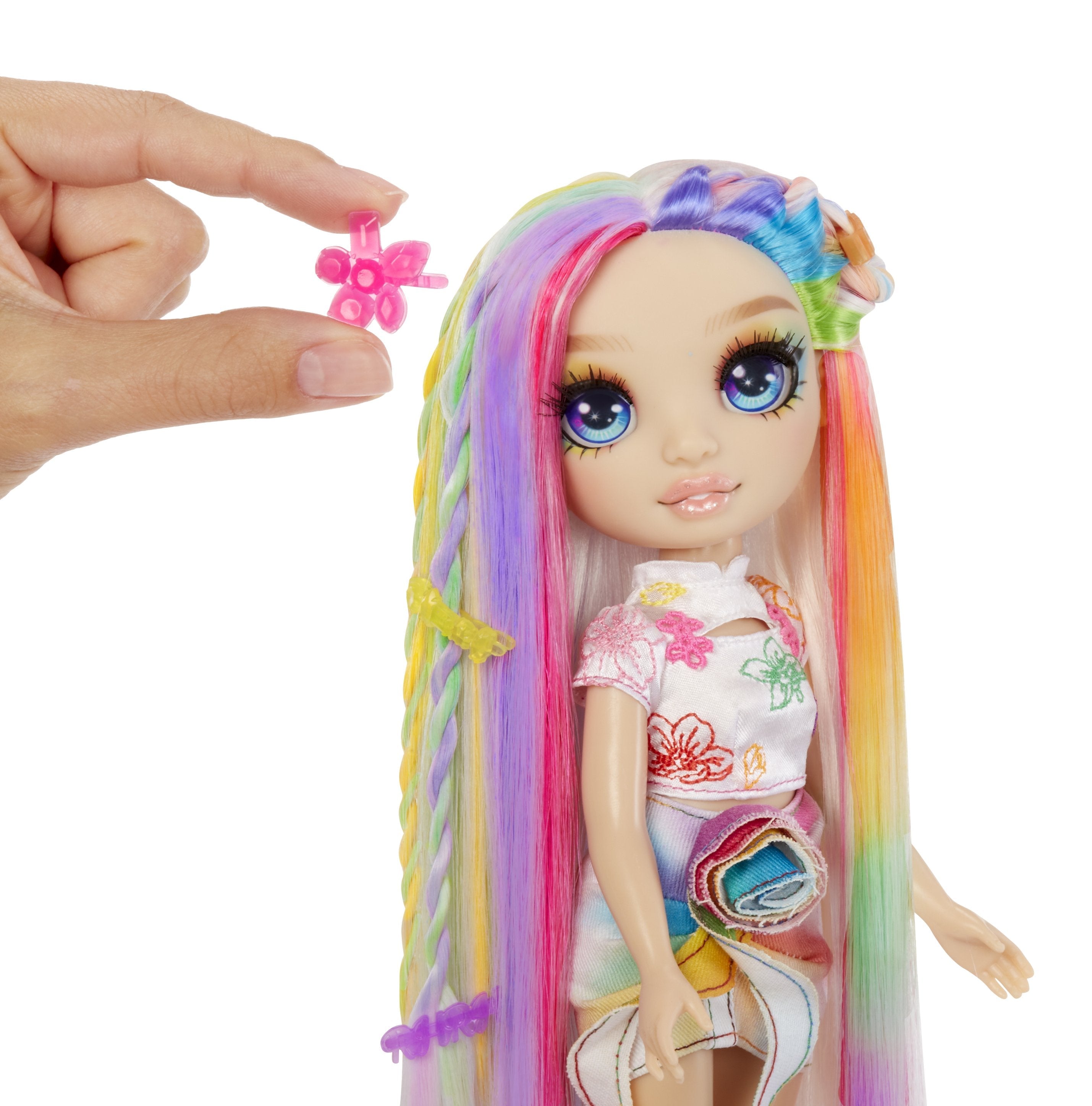 EAN 0035051526780 - Rainbow High Hair Chalk & Style Doll- Amaya (Rainbow) imagen 8