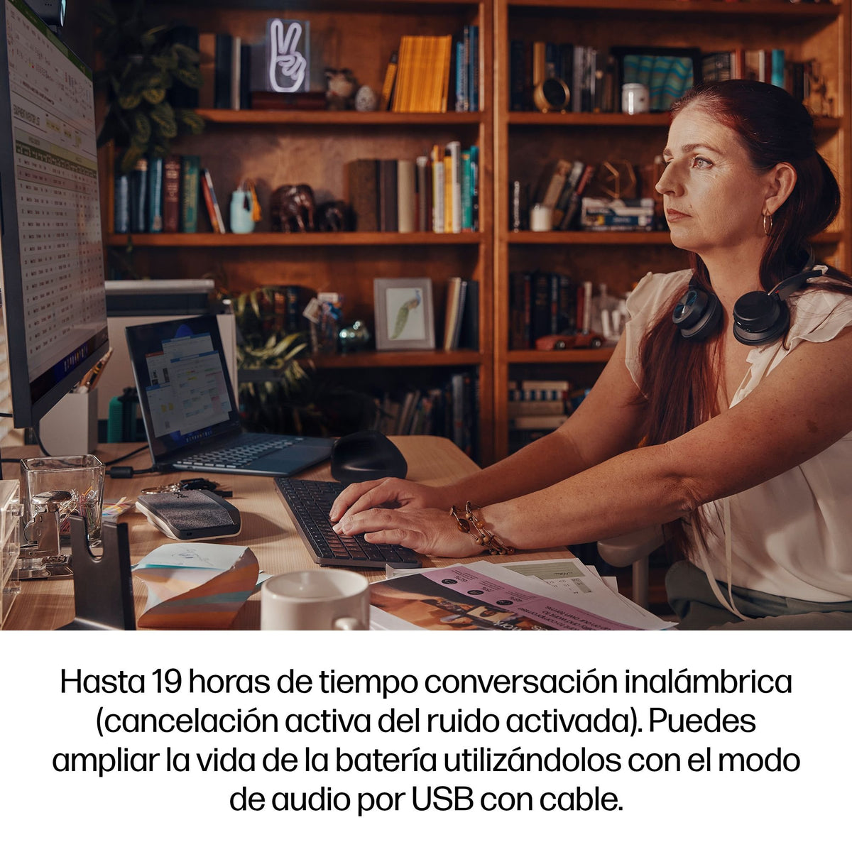 EAN 0198415336521 - HP Poly Voyager Focus Auriculares Inalámbrico y alámbrico De mano Car/Home office Bluetooth Base de carga imagen 7