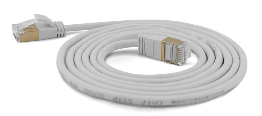 Wantec Cable De Red Smp Cat7 Me. Cat6a D=4mm 1,00m Gris