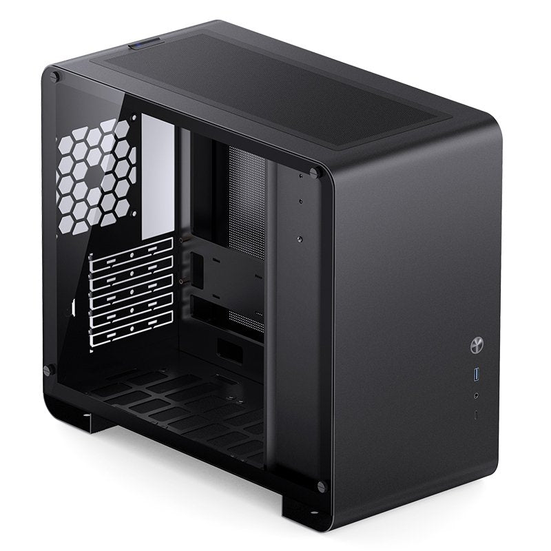 Jonsbo U4 Mini Micro-Atx-Carcasa, Tempered Glass - Negro