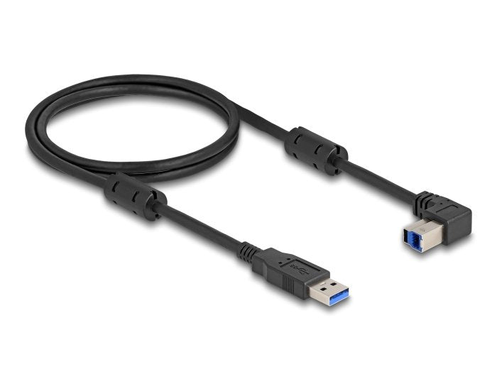 Delock Usb 5 Gbps Cable Typ-A Stecker Zu Typ-B Stecker 90° Oben Gewinkelt 1 M