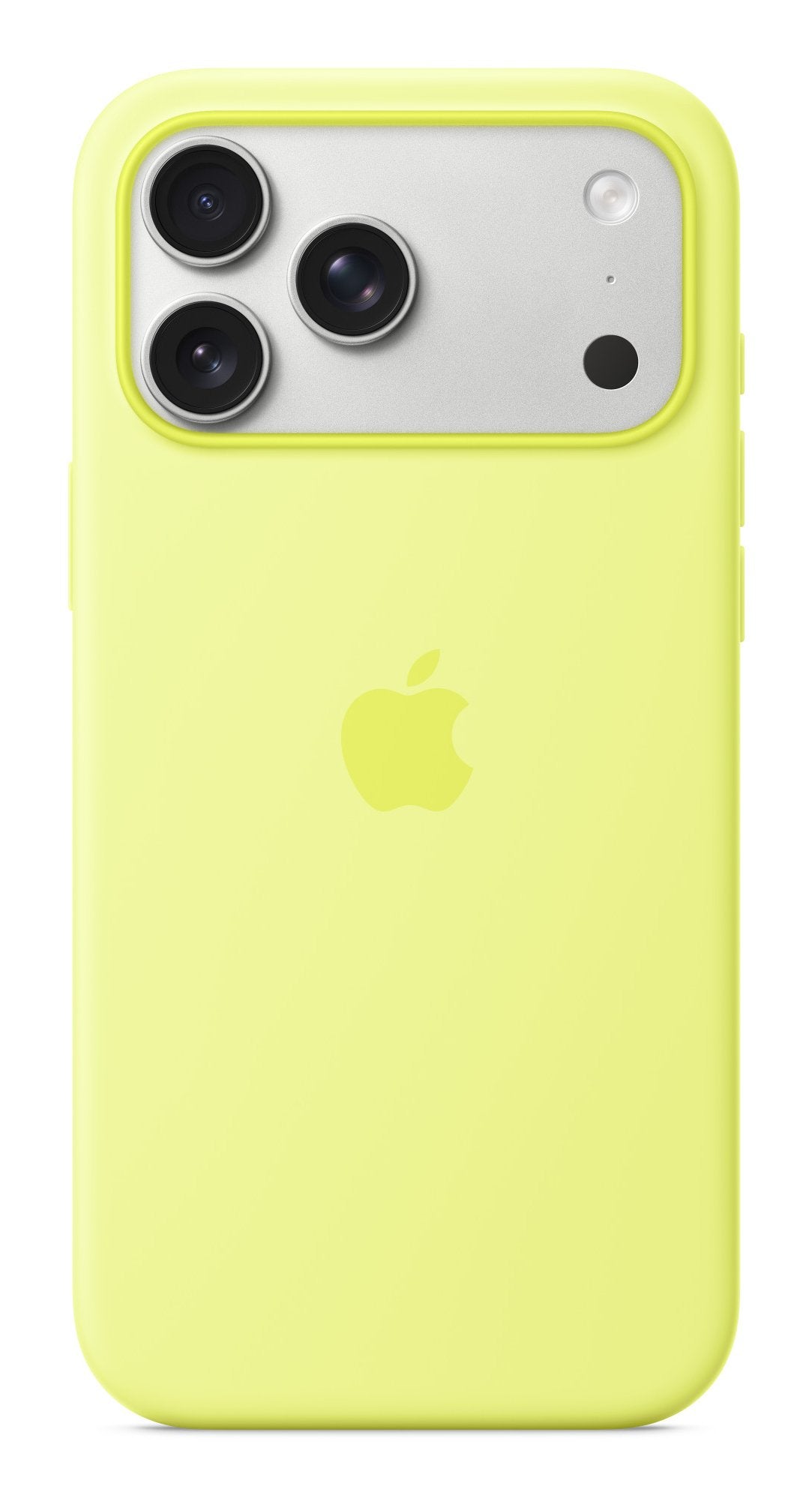 Iphone 17 Pro Max Silicone Case With Magsafe   Neon Yellow