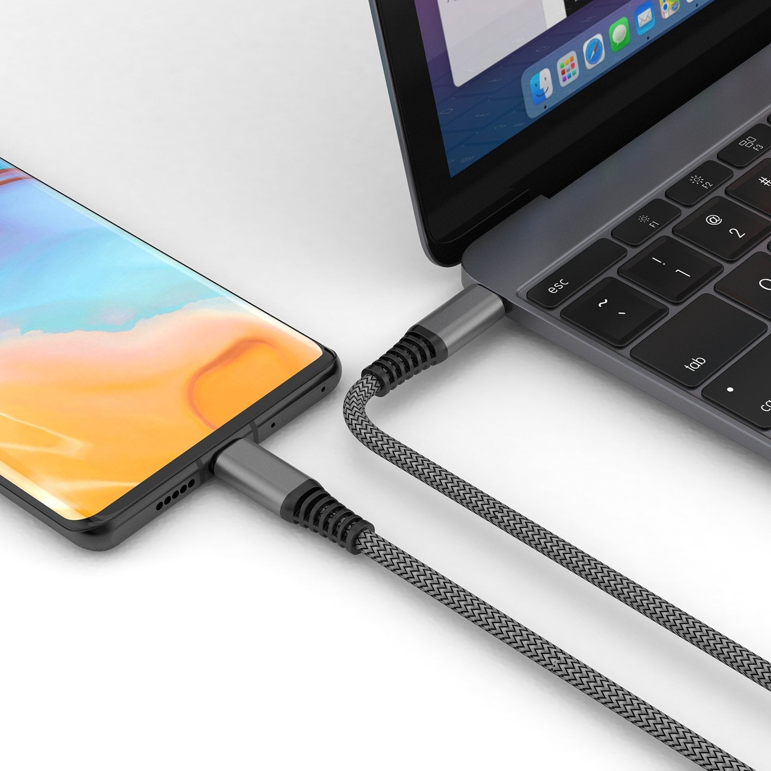 4smarts Cable Usb-C -> Usb-C Premium 100w 1,5m Negro