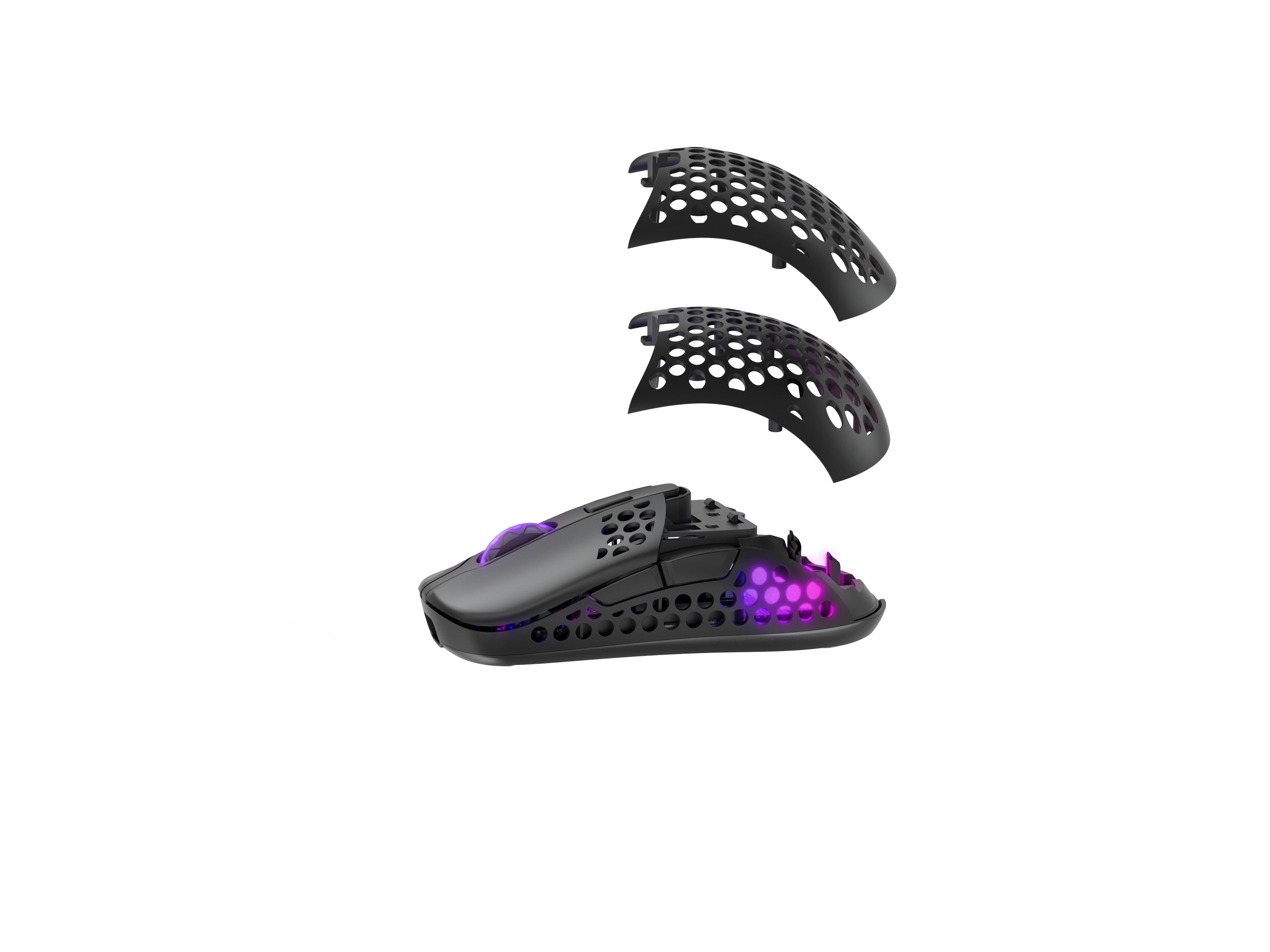 Xtrfy M42w-Rgb-Black Ratón Ambidextro Usb Tipo A Óptico 16000 Dpi