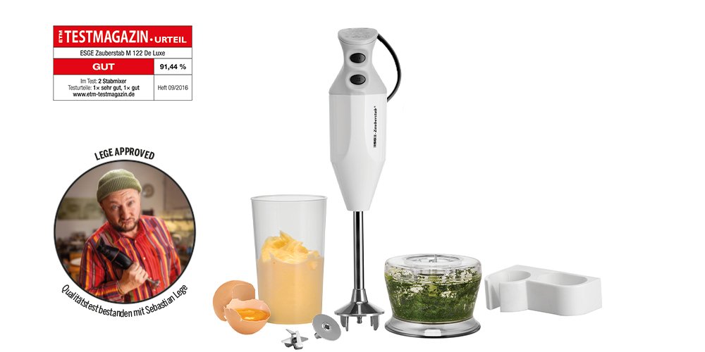 EAN 4011689904103 - ESGE M 122 De Luxe 0,6 L Batidora de inmersión 140 W Blanco imagen 1