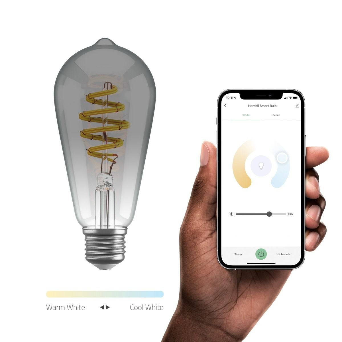 Bombilla Inteligente Hombli Hbeb-0211 Wi-Fi 5,5 W
