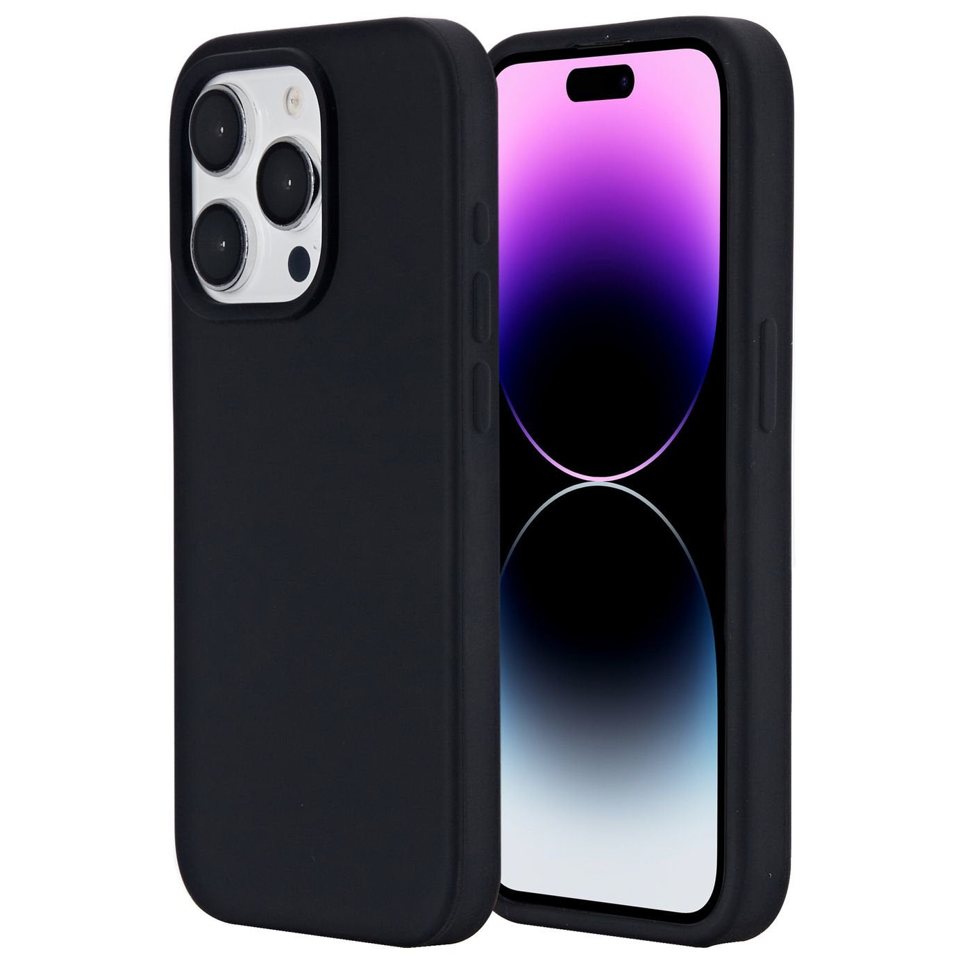Infinite Rome Iphone 15 Pro - Silicone Case For Magsafe - Charging Black 100% Recycled Silicone - Warranty: 24m