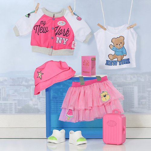Zapf Creation Baby Born® Conjunto De Viaje Deluxe 43 Cm, Accesorios Para Muñecas 840733