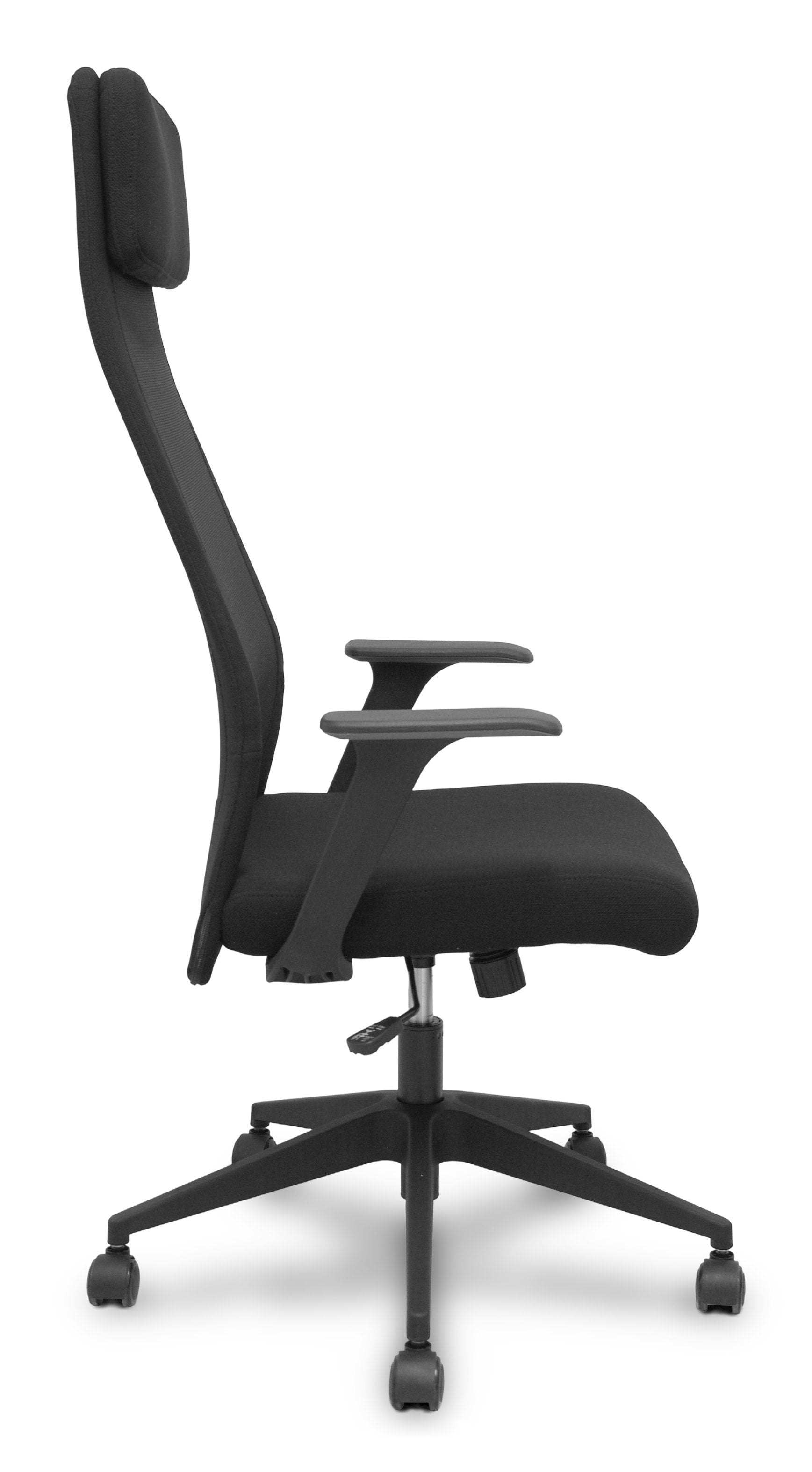 Piqueras Y Crespo Forol Silla Pro536 Basculante Tela Negra Brazos Fijos