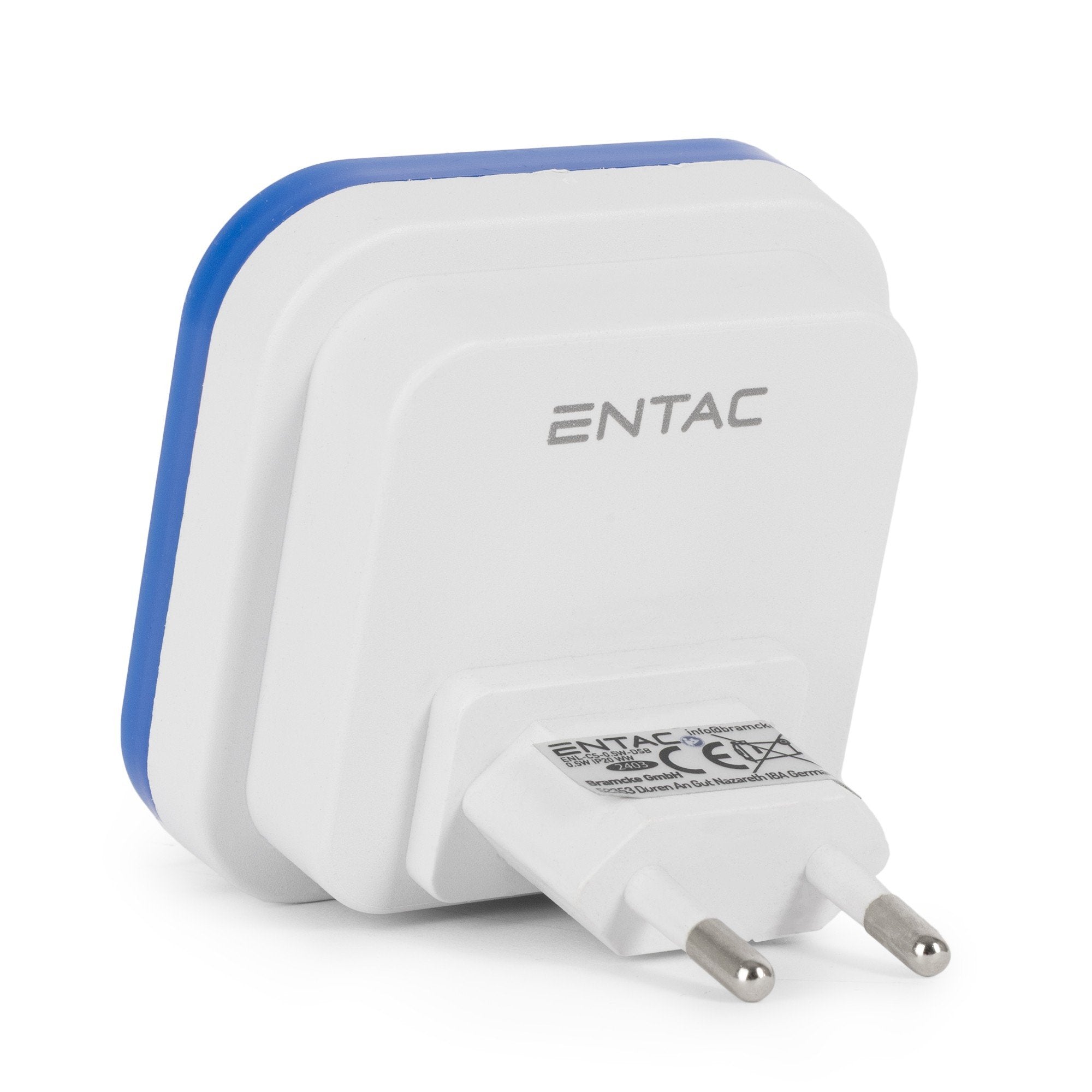 Entac Nachtlicht 0.5w Quadratisch Cw Blue Dämmerungssensor