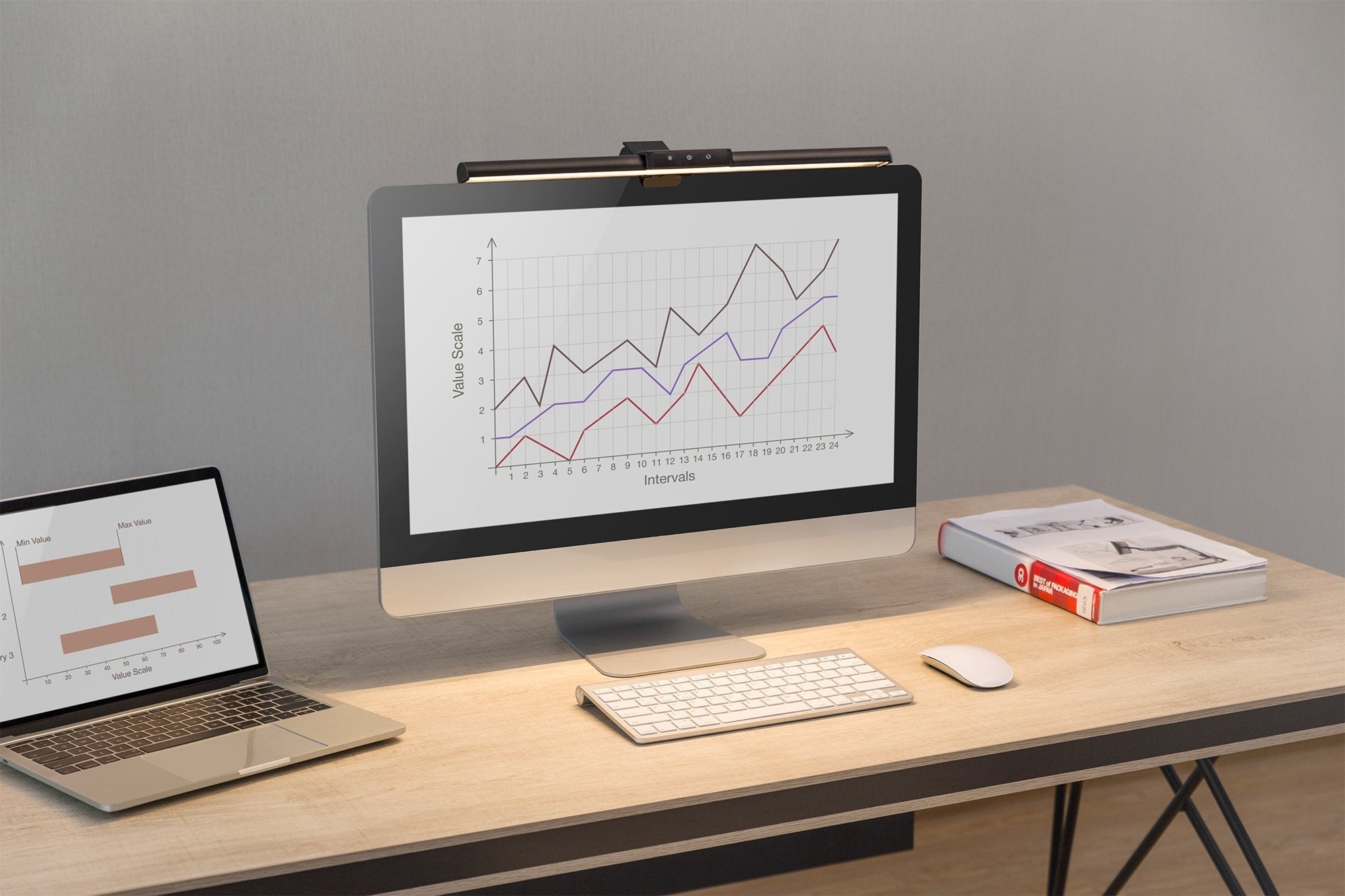 Digitus Led Monitor-Leuchte Mit Klemmbefemigung