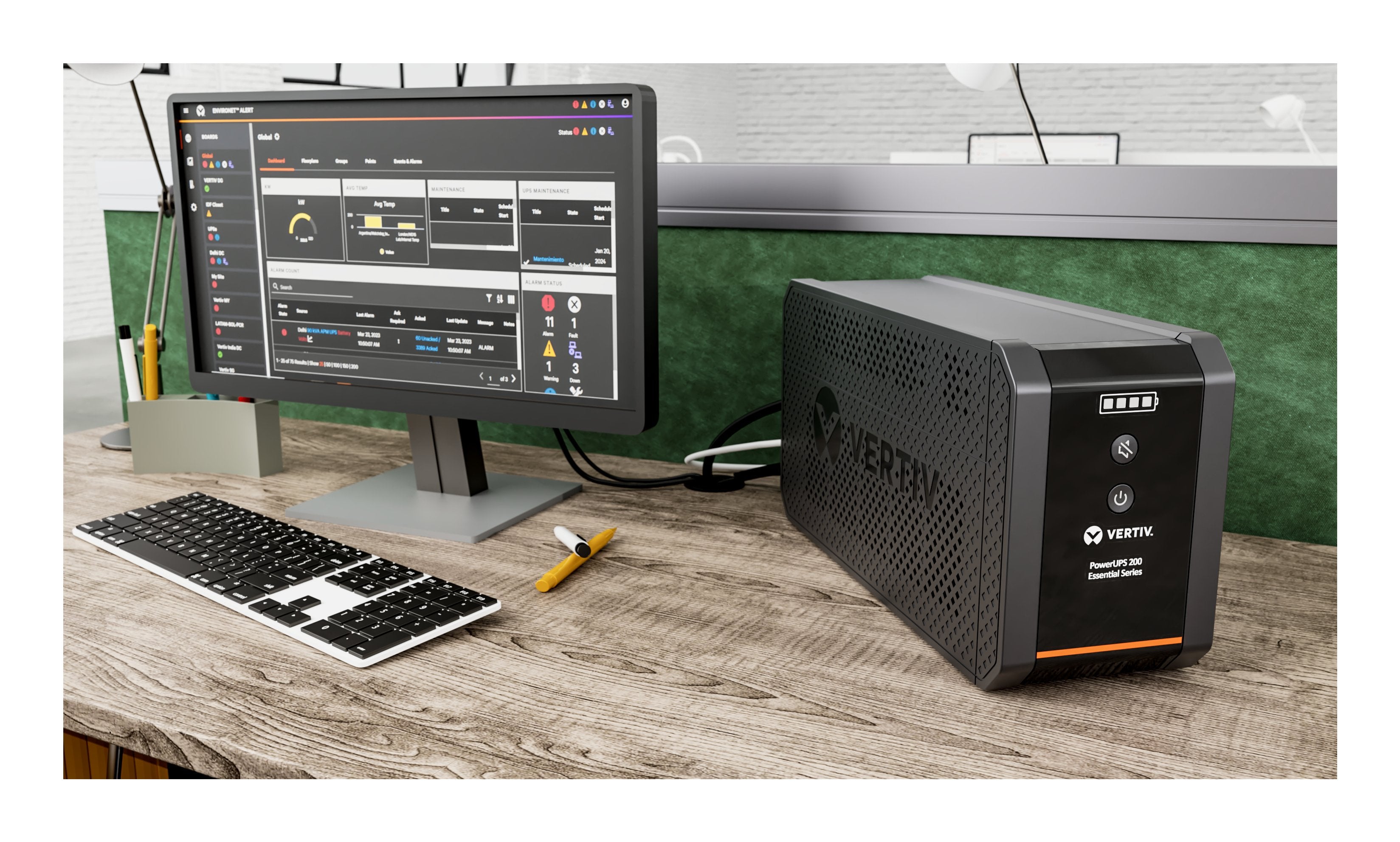 Sai Vertiv Psa6e-1600it-Iec (Ups) Línea Interactiva 1,6 Kva 925 W 6 Salidas Ac