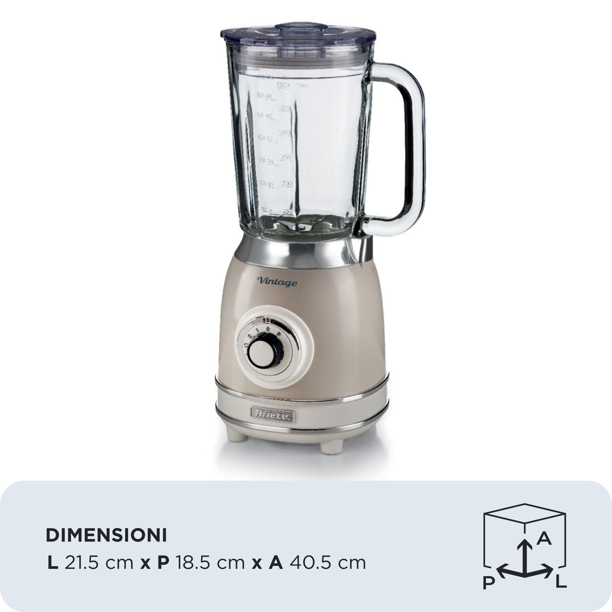 EAN 8003705119369 - Ariete 0583/03 1,5 L Batidora de vaso 1000 W Beige imagen 2