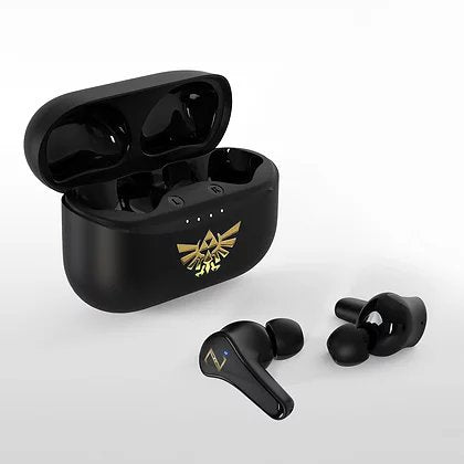 Auriculares  Otl The Legend Of Zelda Tws Negro Bluetooth Para Niños