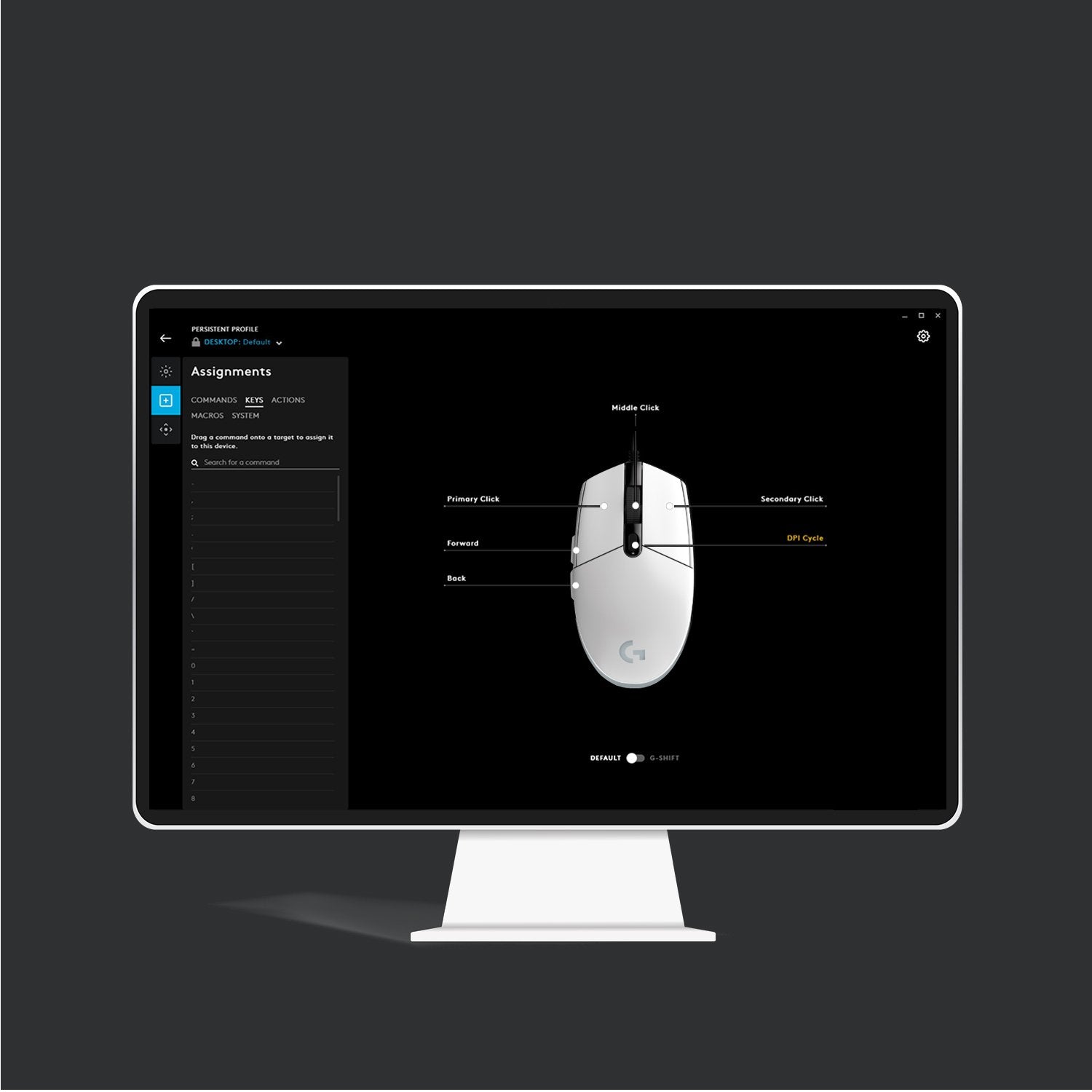 Logitech G G203 Lightsync Ratón Gaming Blanco 8000 Dpi Usb 910-005797