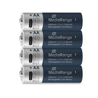 EAN 4260664875833 - MediaRange MRBAT161 pila doméstica Batería recargable AA Ión de litio imagen 3