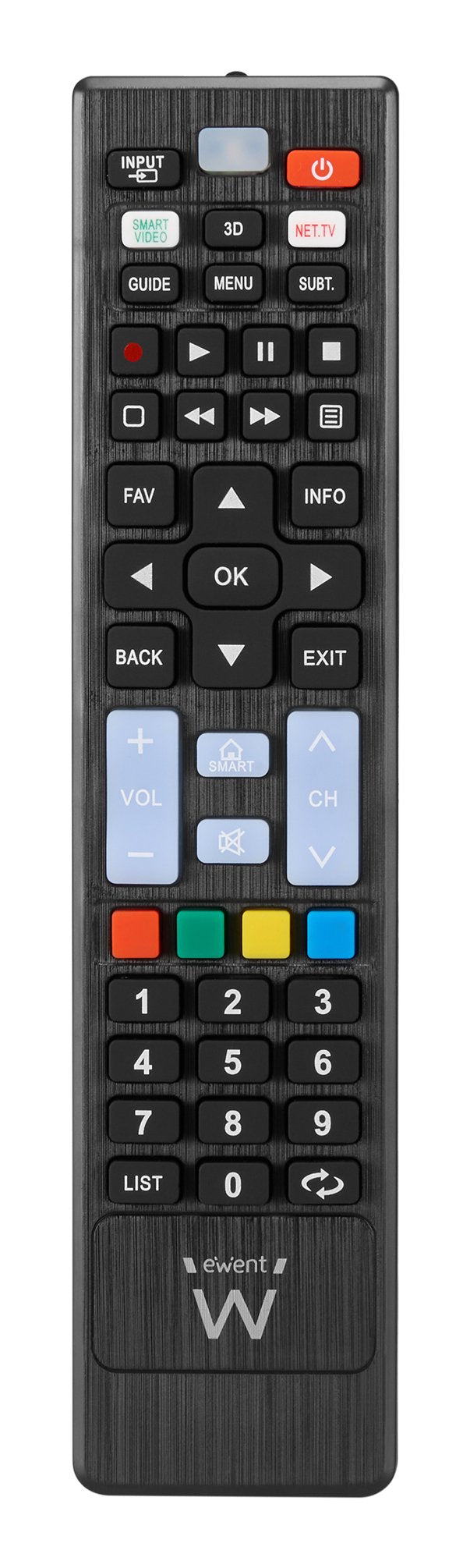 Mando A Distancia Ewent Ew1577 Para Smart Tv Lg Samsung Sony Hisense Tcl