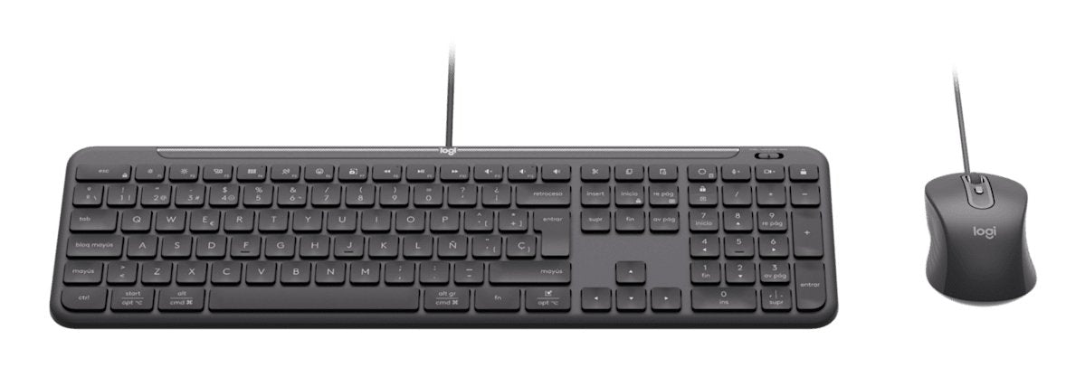 EAN 5099206129603 - Logitech 920-013344 teclado Ratón incluido Hogar / Oficina USB AZERTY Francés Grafito imagen 2