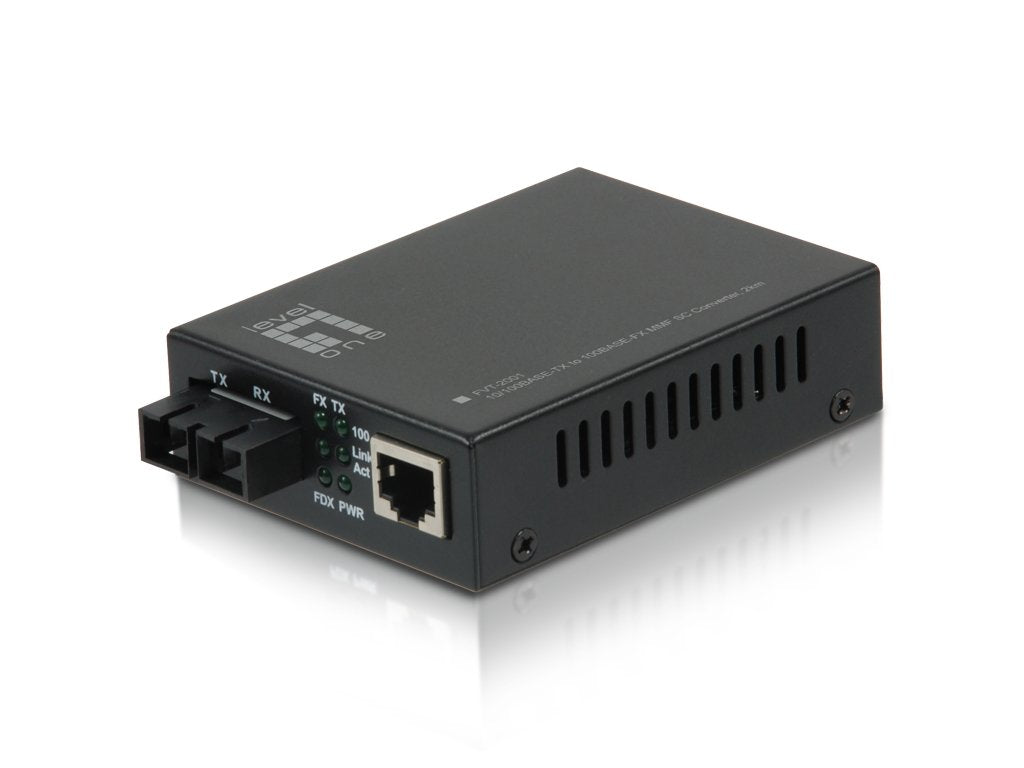 EAN 4015867225462 - LevelOne FVT-2001 convertidor de medio 100 Mbit/s 1310 nm Multimodo Negro imagen 1
