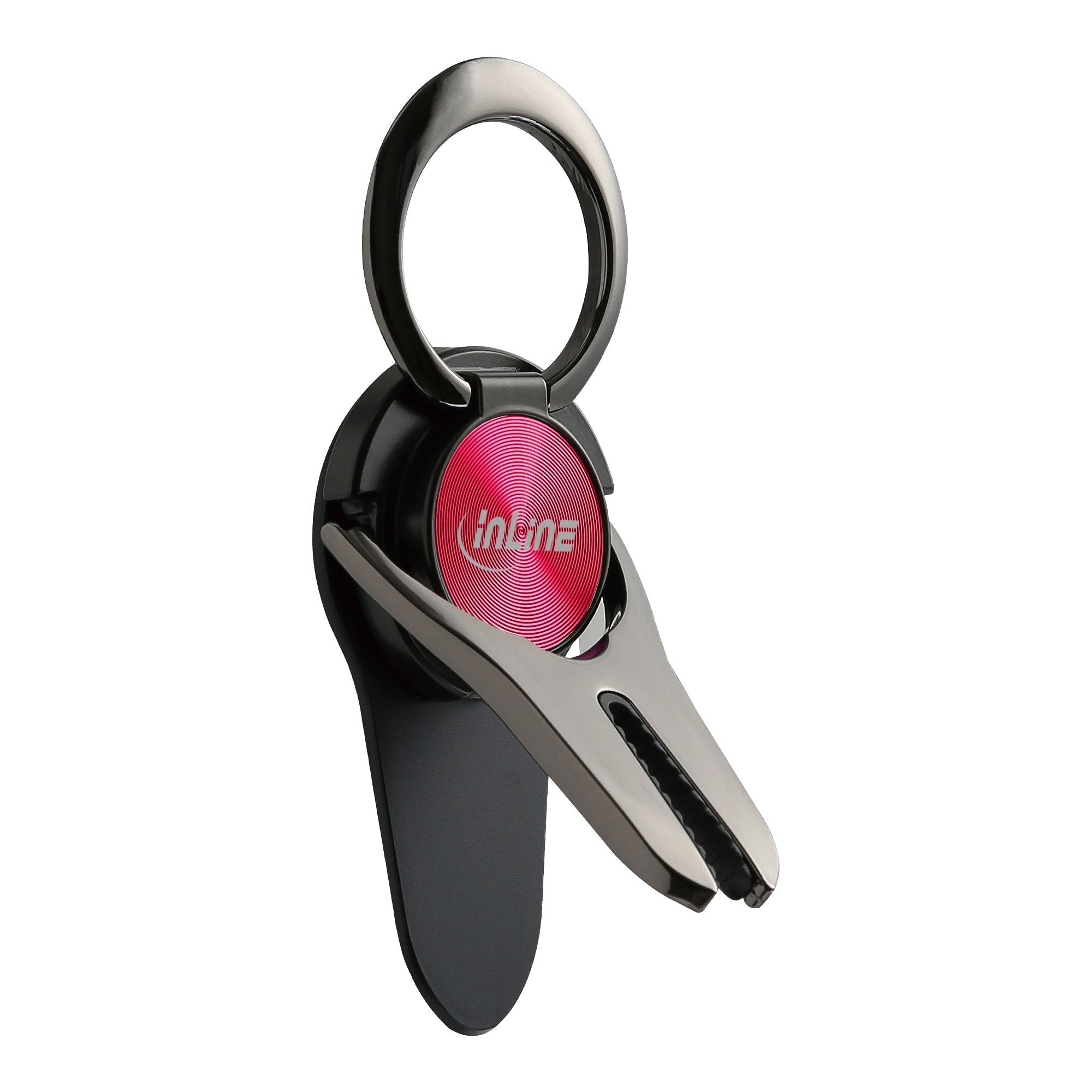 Inline Smartphone 3in1 Smartclip Soporte Para Automóvil, Soporte Para Dedos, Asa Autoadhesiva Para Smartphone