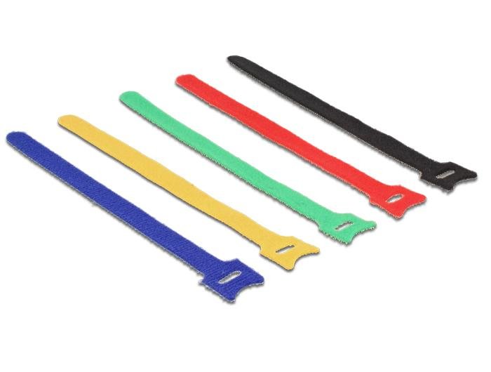 Delock Klett-Cablebinder Farbig L 200 X B 12 Mm 10 Stück