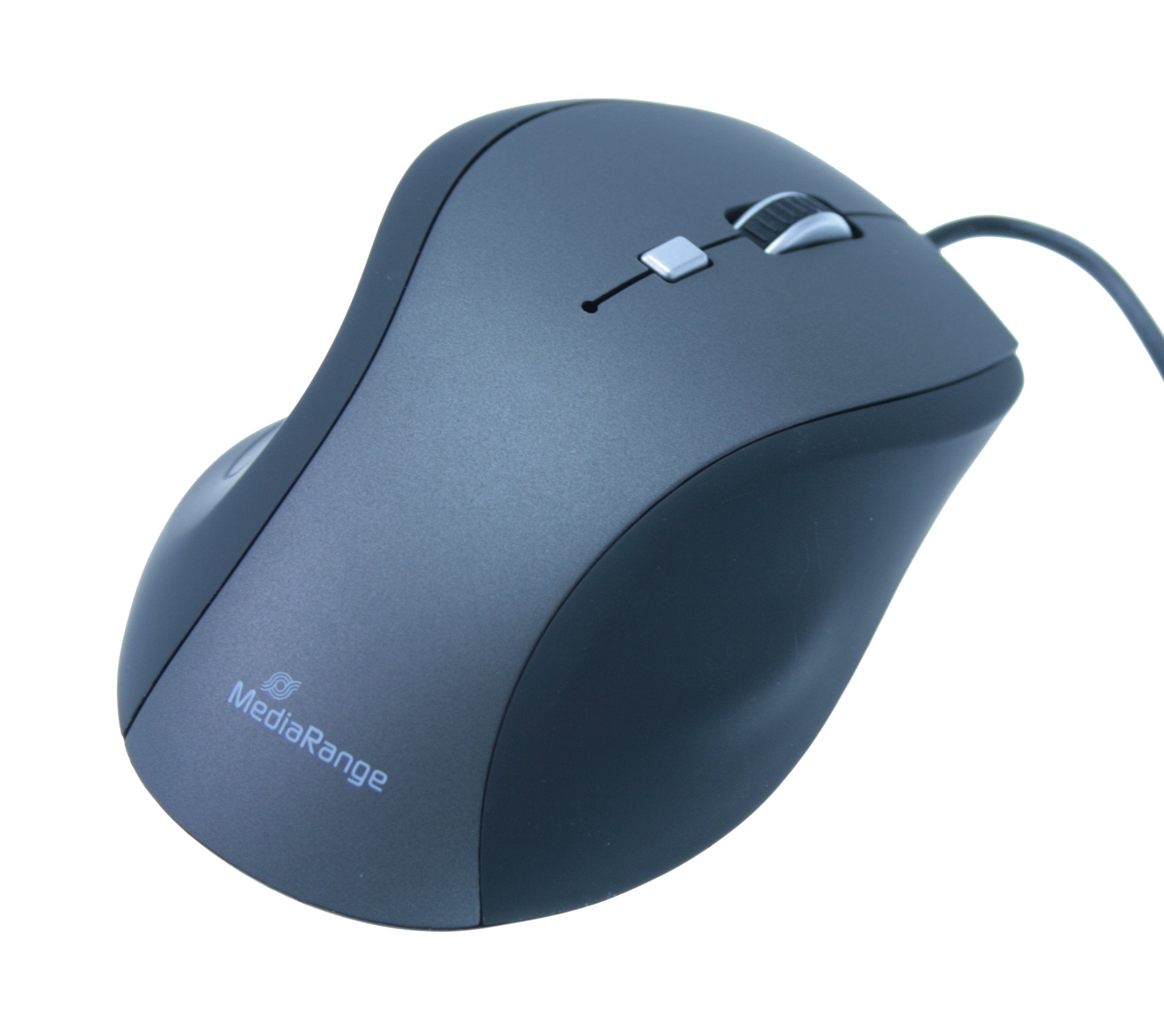 Mediarange Mros202 Ratón Usb Tipo A Óptico 2400 Dpi Mano Derecha