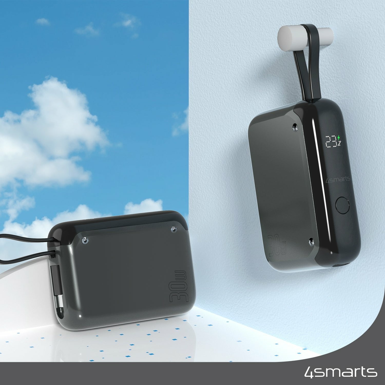 EAN 4252011907410 - 4smarts 540699 batería externa 10000 mAh Gris imagen 3