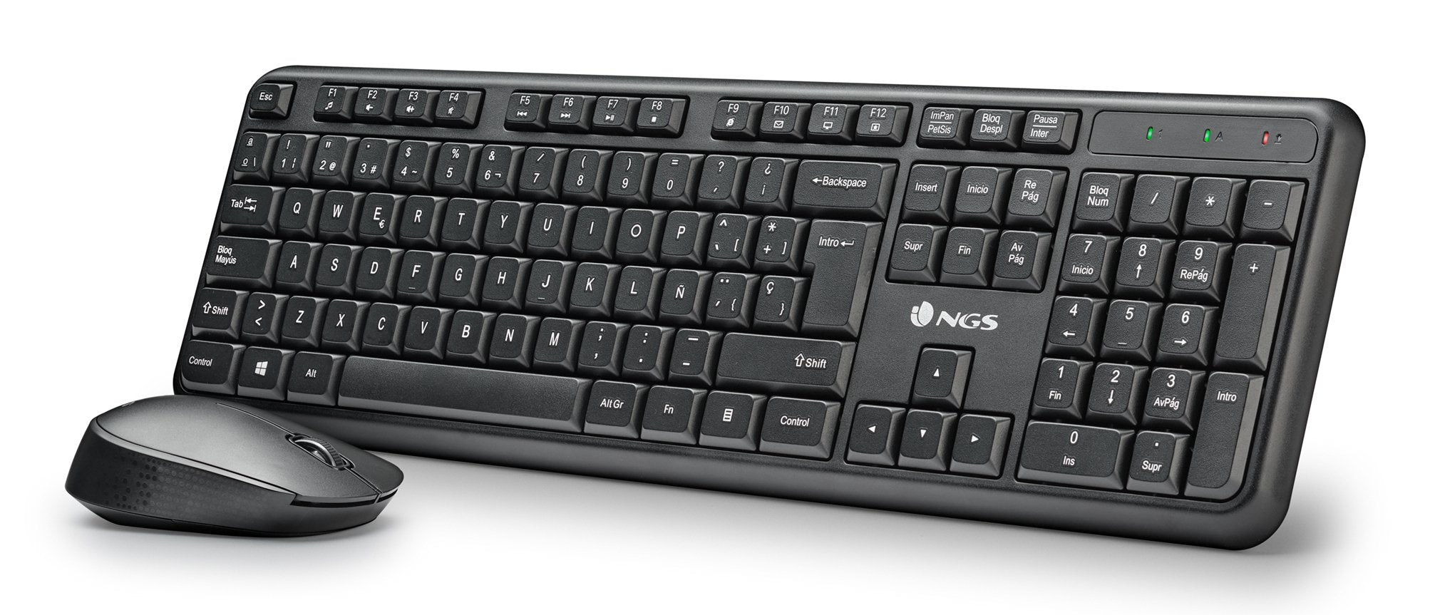 EAN 8435430627688 - NGS HARMONY KIT (QUERTY, IT) teclado Ratón incluido Universal RF inalámbrico QWERTY Italiano Negro imagen 3