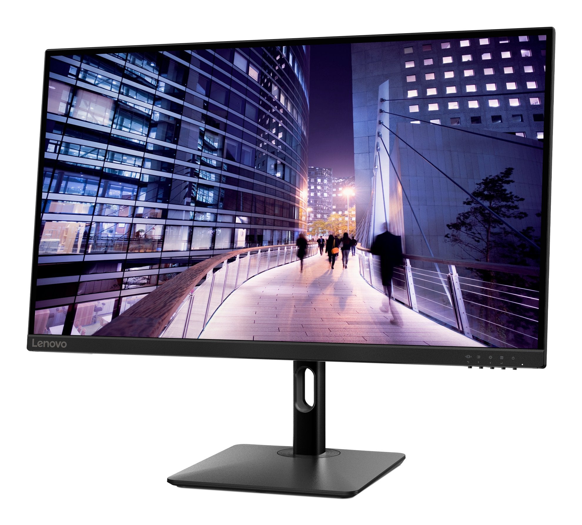 EAN 0198153593101 - Lenovo N27p pantalla para PC 68,6 cm (27") 3840 x 2160 Pixeles 4K Ultra HD LED Negro imagen 3