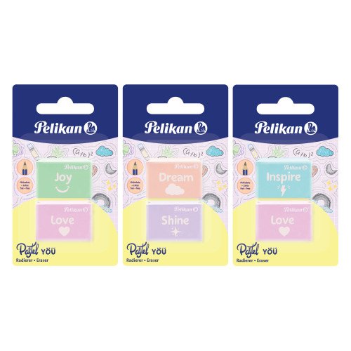 EAN 4012700606198 - Pelikan 606196 goma Plástico Colores surtidos 2 pieza(s) imagen 1