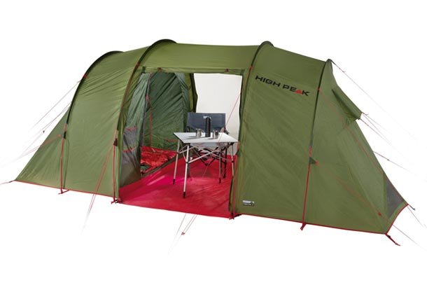 EAN 4001690103336 - High Peak Goose 4 4 personas(s) Verde, Rojo Tienda tipo túnel imagen 2