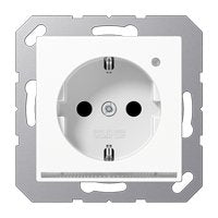 Jung A1520-Owwlnw Schuko-Steckdosem.Led-Licht