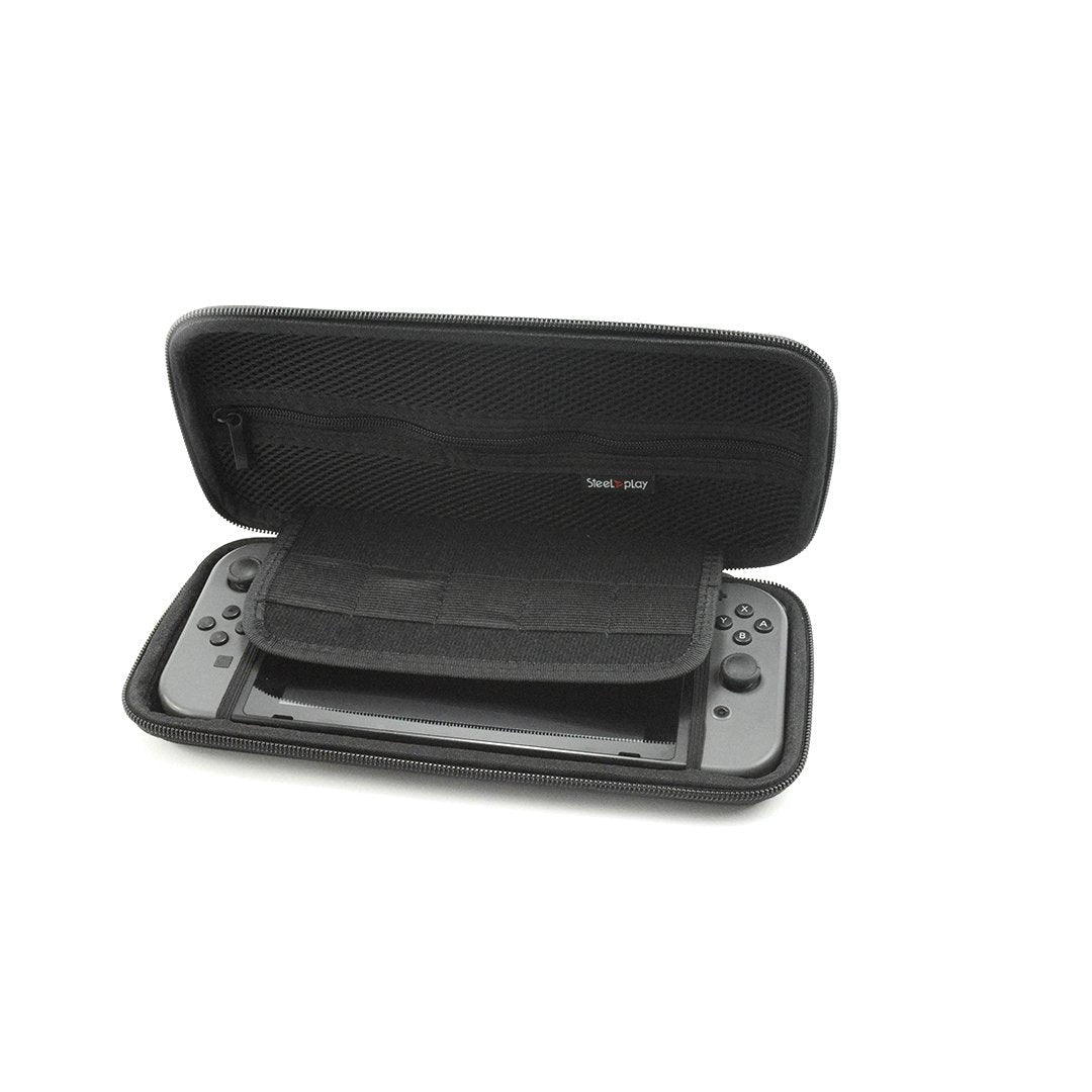 Kit De Transporte Y Protección Steelplay 11 En 1 + 2 Fundas Para Joypad Switch Gratis