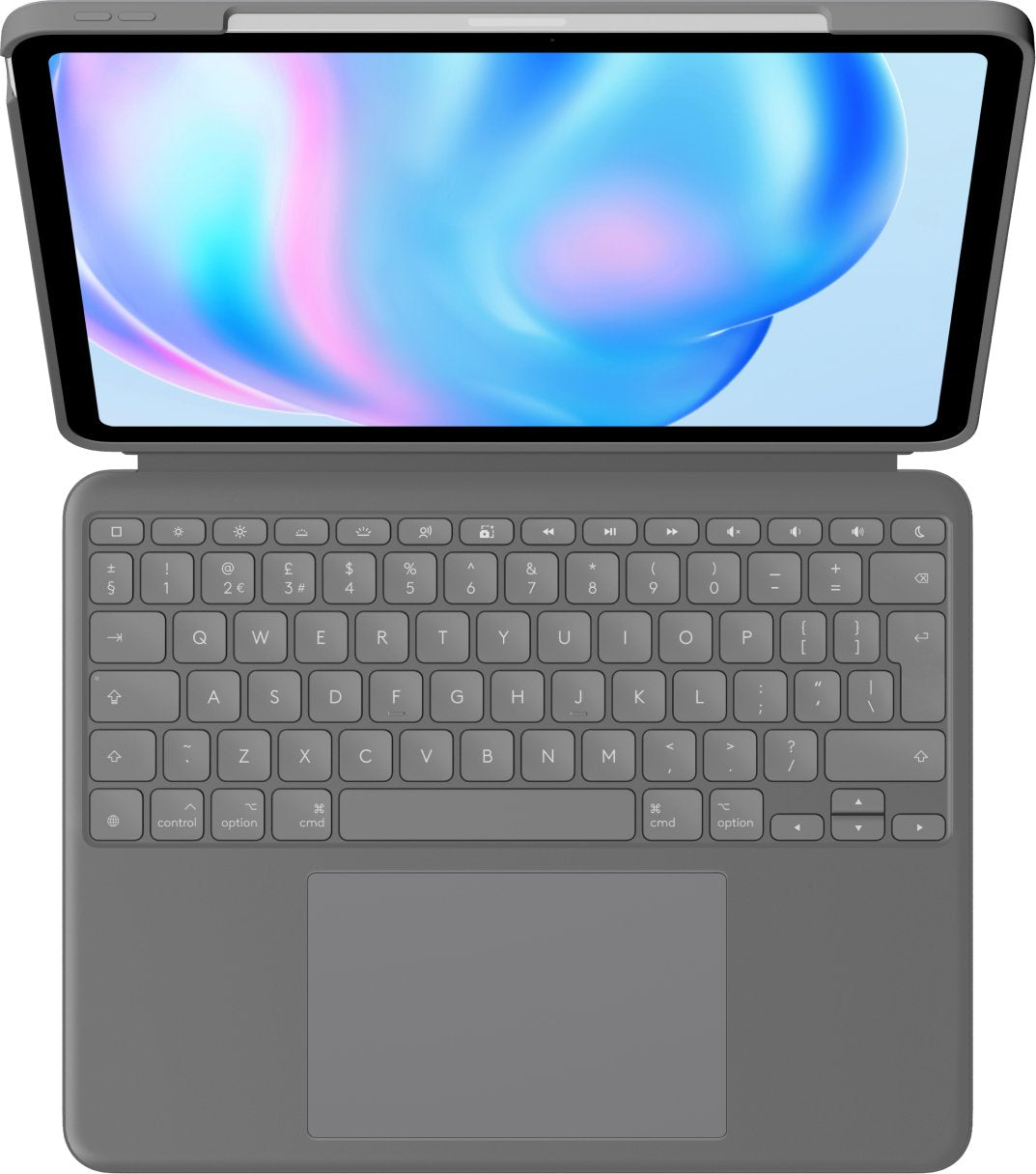 Logitech Combo Touch Qwerty Inglés Del Reino Unido Smart Connector Gris