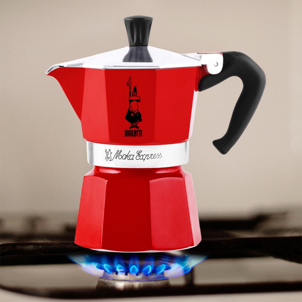 EAN 8006363018395 - Bialetti Moka Express Cafetera italiana Rojo imagen 4
