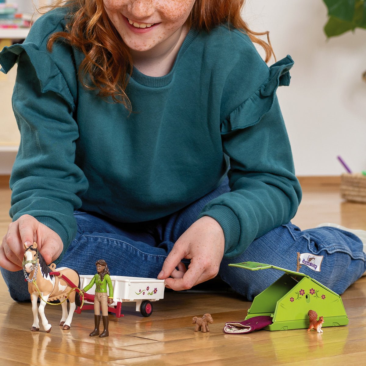 Schleich Viaje De Campamento De Horse Club Sarah