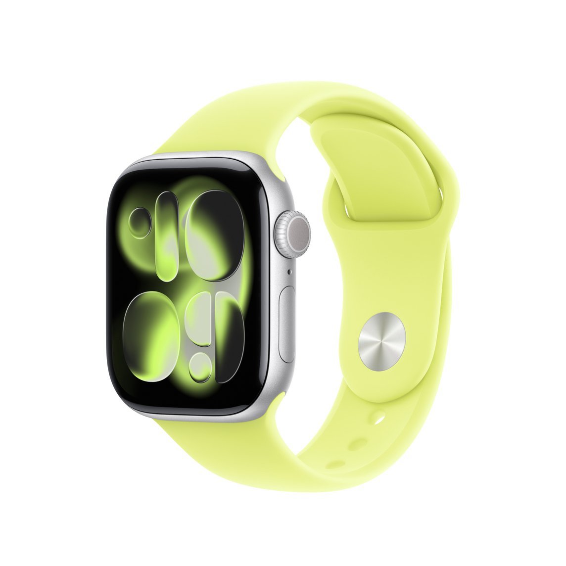 Apple Correa Para Reloj Inteligente 42mm Talla M/L Amarillo Neón Para Watch Hermès Series 7 Hermès Series 9 Se 3 Series 10 Series 11 Series 8 Series 9