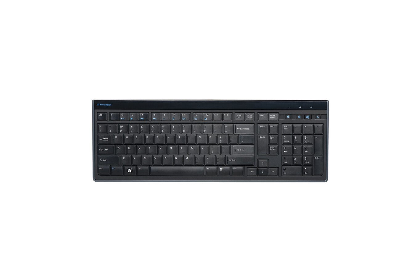 Teclado Ingles Kensington Advance Fit Usb Qwerty Internacional De Ee.Uu. Negro