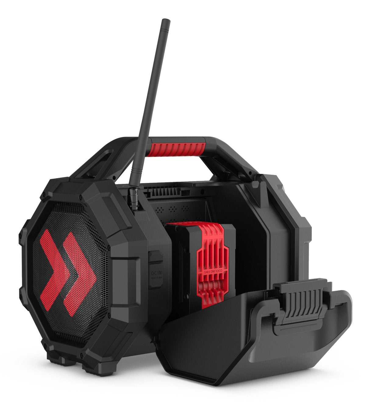 EAN 8719689465629 - Perfectpro ROCKTAGON Lugar de trabajo Digital Negro, Rojo imagen 3