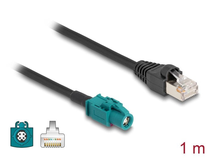 Delock Cable Hsd Z Hembra A Rj45 Macho 1 M