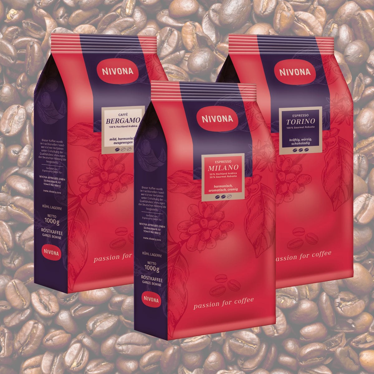 Nim 1000 Espresso Milano 1000g Arabica Robusta