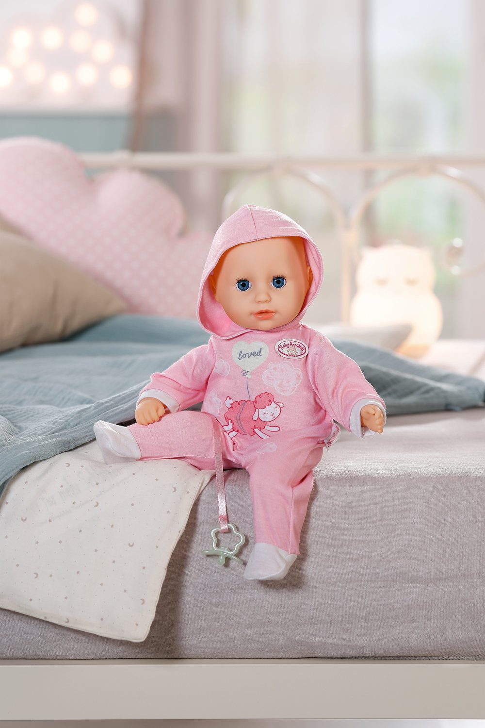 Zapf Creation Baby Annabell® Hannah Juega Conmigo 36cm, Muñeca 711002