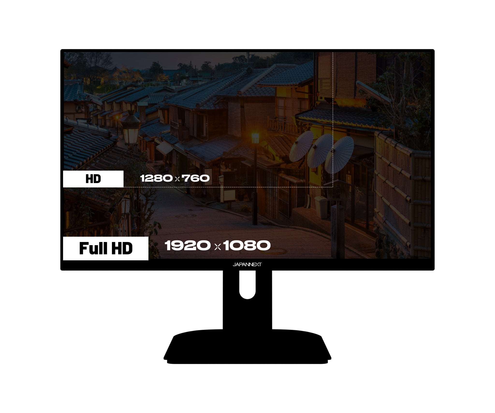 EAN 4589511170373 - JAPANNEXT JN-I238FHD200F pantalla para PC 60,5 cm (23.8") 1920 x 1080 Pixeles Full HD LCD Negro imagen 11